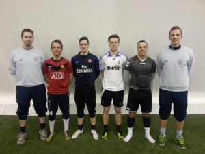 Frá vinstri til hægir - Júlli, Tómas, Snorri, Fannar, Sigþór og Alli þjálfari.