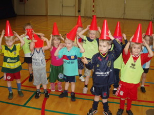 8. flokkur á æfingu