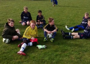 B liðið eftir leikinn í dag