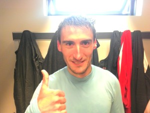 Aco skoraði mark Ægis í dag