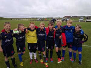 B - liðið vann góðan 5:4 sigur í dag.