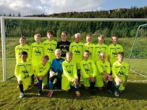 A og B lið Ægis/Hamars í gær.