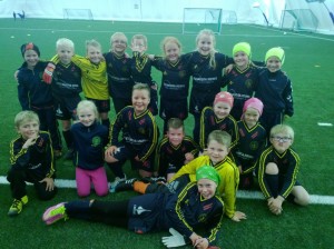 Hressir krakkar úr 7. flokki