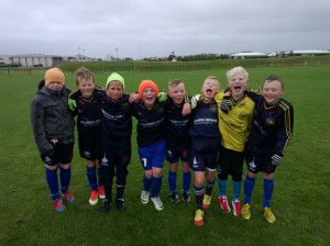 Strákarnir í B liðinu eftir leik gegn Reyni/Víði