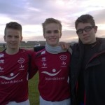 Brynjar, Eiður og Daníel spiluðu vel í kvöld.