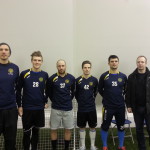 Alfreð þjálfari, Halldór, Liam, Andri, Milos, Össi formaður.