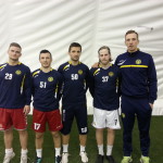 Sverrir, Milan, Nenad, Daníel og Alfreð þjálfari.