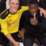 Will og Brenton eftir góðan sigur.